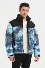 Doudoune imprimé teinture overseize MATTHEW