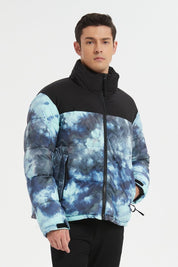 Doudoune imprimé teinture overseize MATTHEW