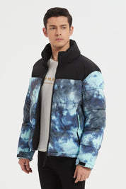 Doudoune imprimé teinture overseize MATTHEW