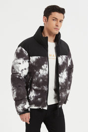 Doudoune imprimé teinture overseize MATTHEW