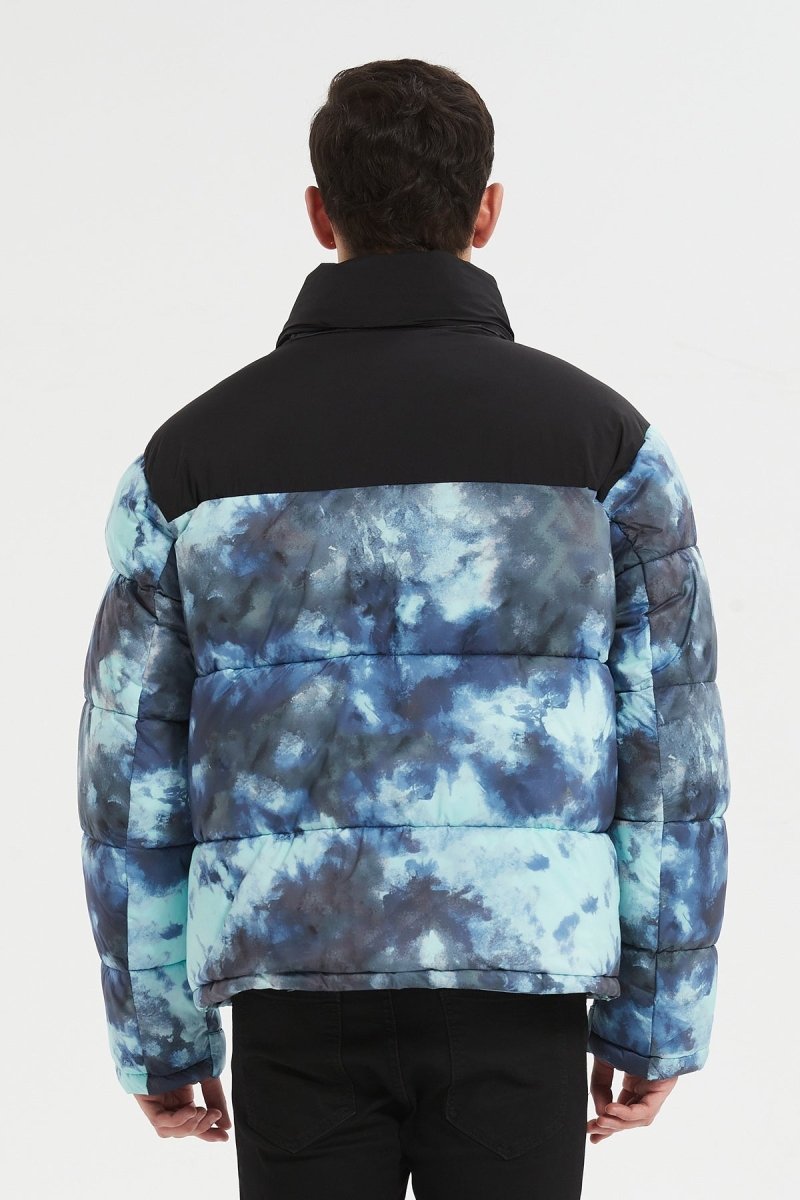 Doudoune imprimé teinture overseize MATTHEW