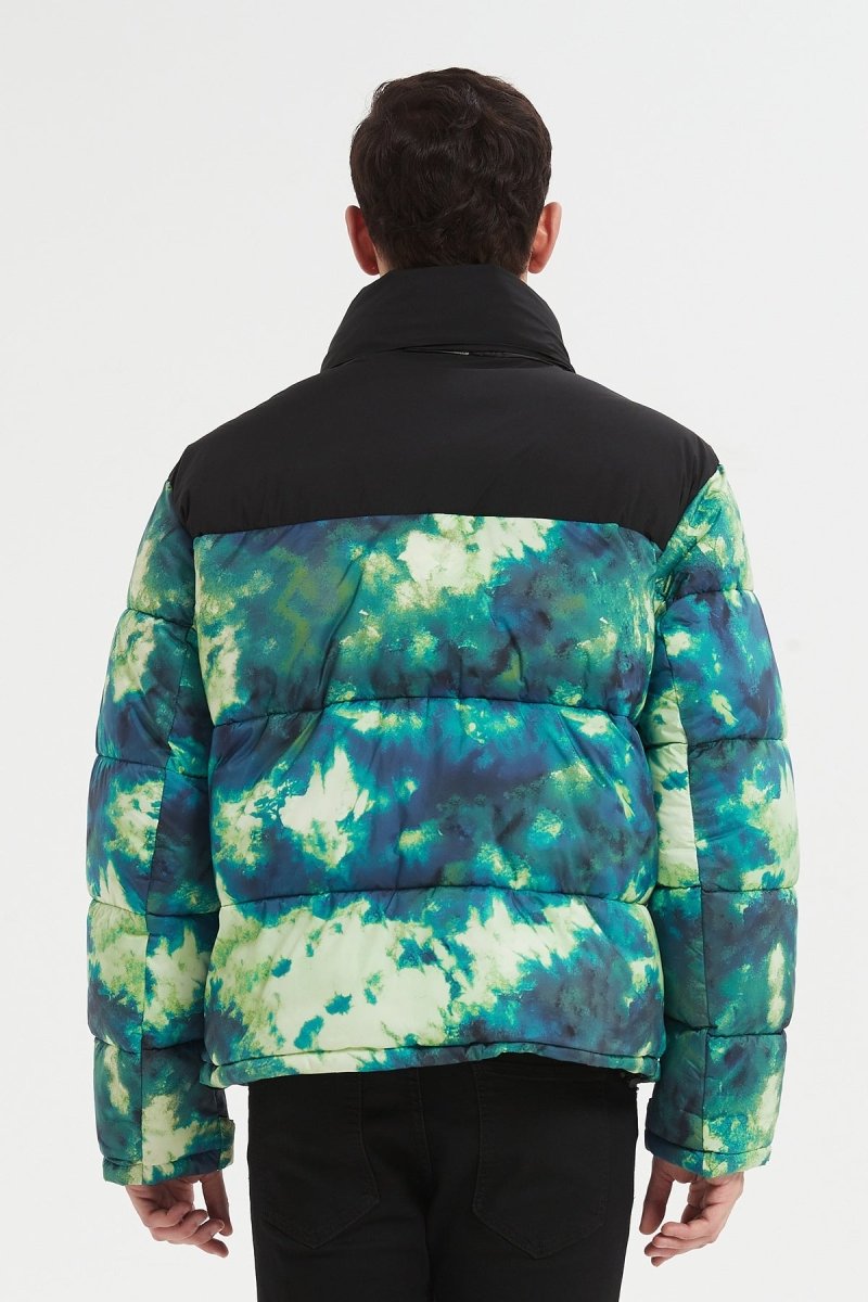 Doudoune imprimé teinture overseize MATTHEW