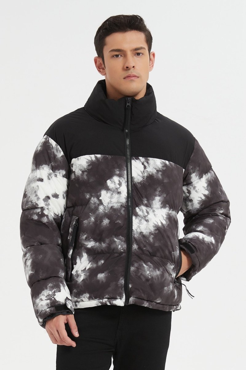 Doudoune imprimé teinture overseize MATTHEW