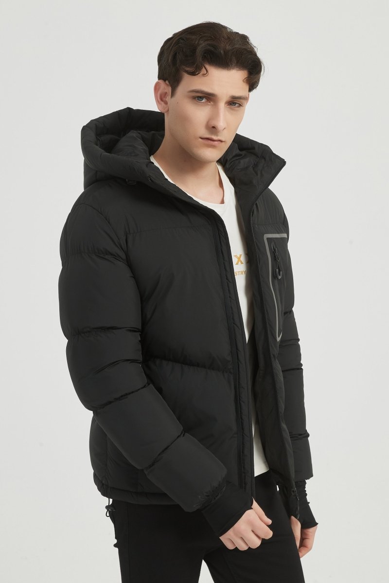 Doudoune matelassée avec poche poitrine contrastée CYRIL