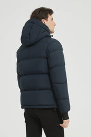 Doudoune matelassée avec poche poitrine contrastée CYRIL