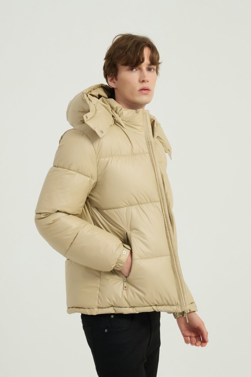 Doudoune matelassée beige RÉMI