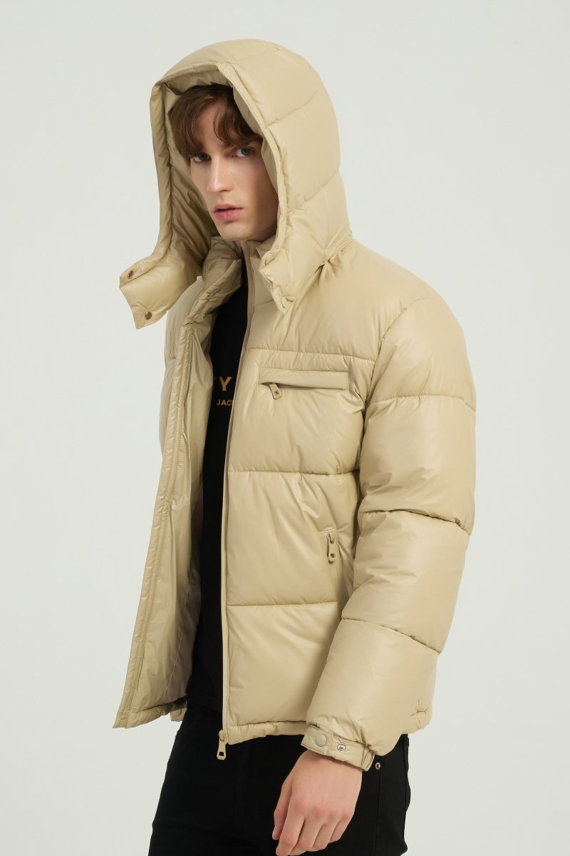 Doudoune matelassée beige RÉMI