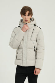 Doudoune matelassée homme gris clair JOACHIM