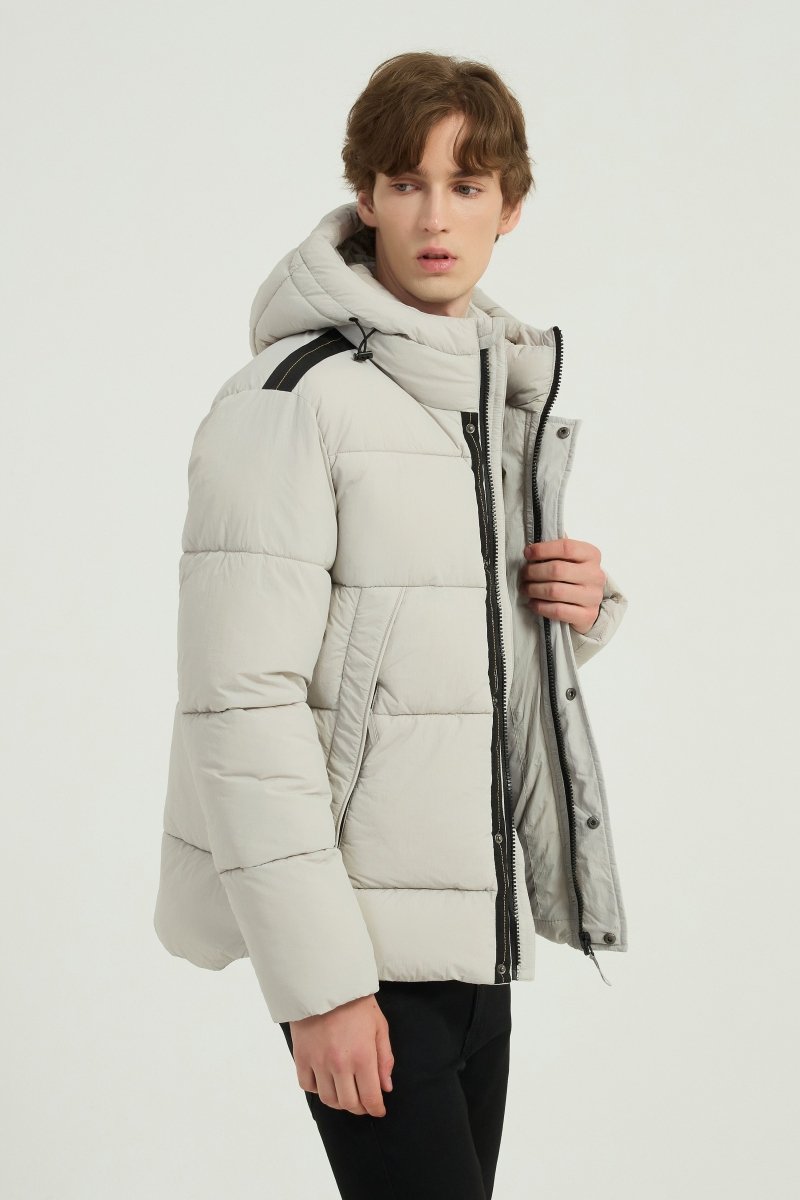 Doudoune matelassée homme gris clair JOACHIM