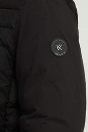 Doudoune noire à capuche SYLVAIN