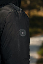 Doudoune noire à capuche SYLVAIN