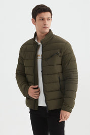 Doudoune unie col officier KENZO