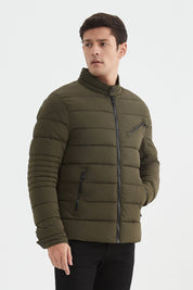 Doudoune unie col officier KENZO