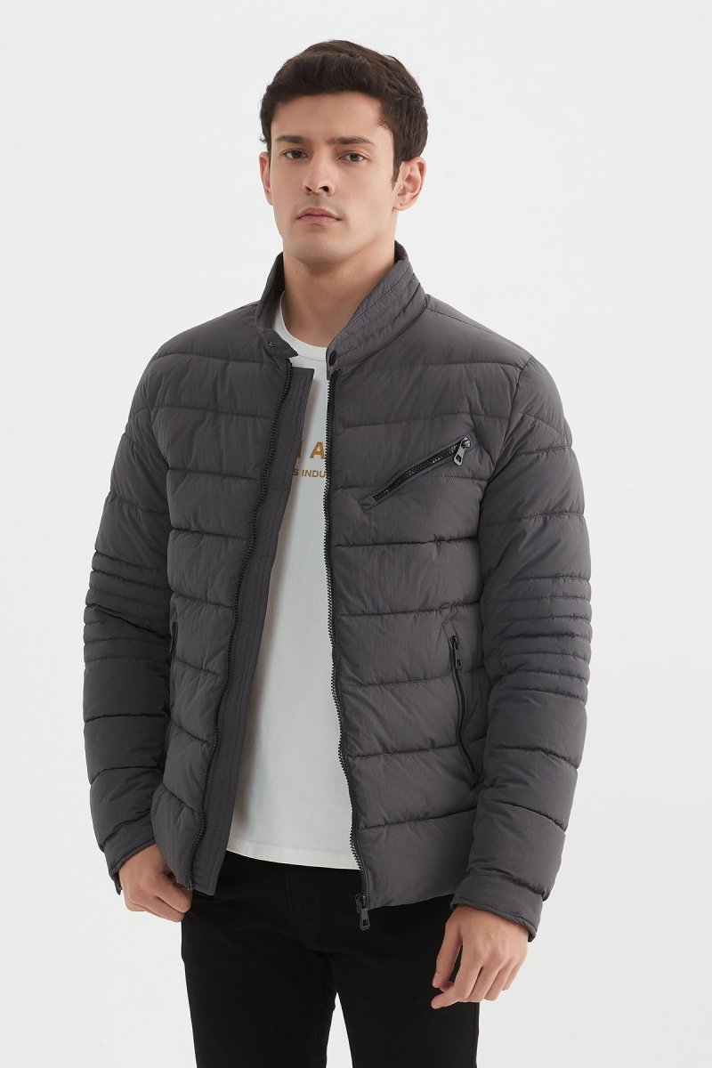 Doudoune unie col officier KENZO