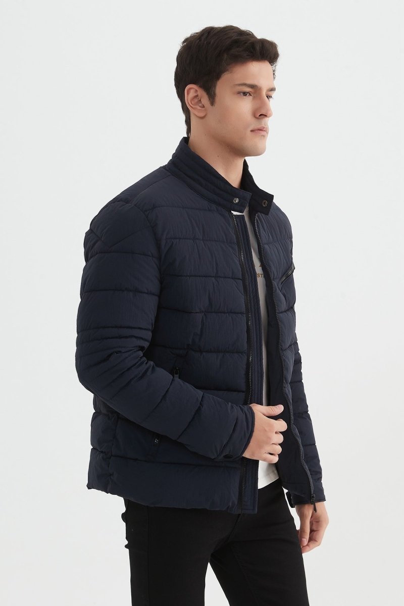 Doudoune unie col officier KENZO