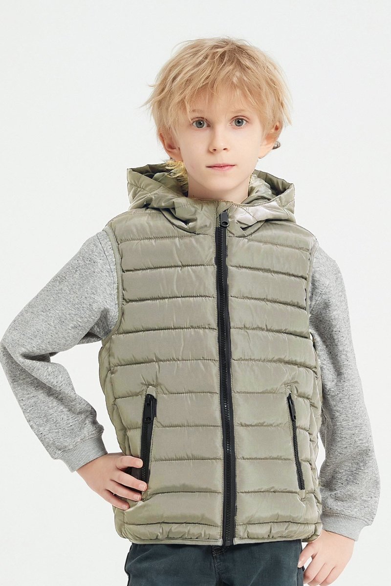Doudounes enfant sans manche à capuche MAXIME JR