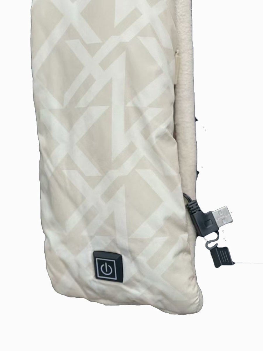 Écharpe Beige Chauffante Hiver
