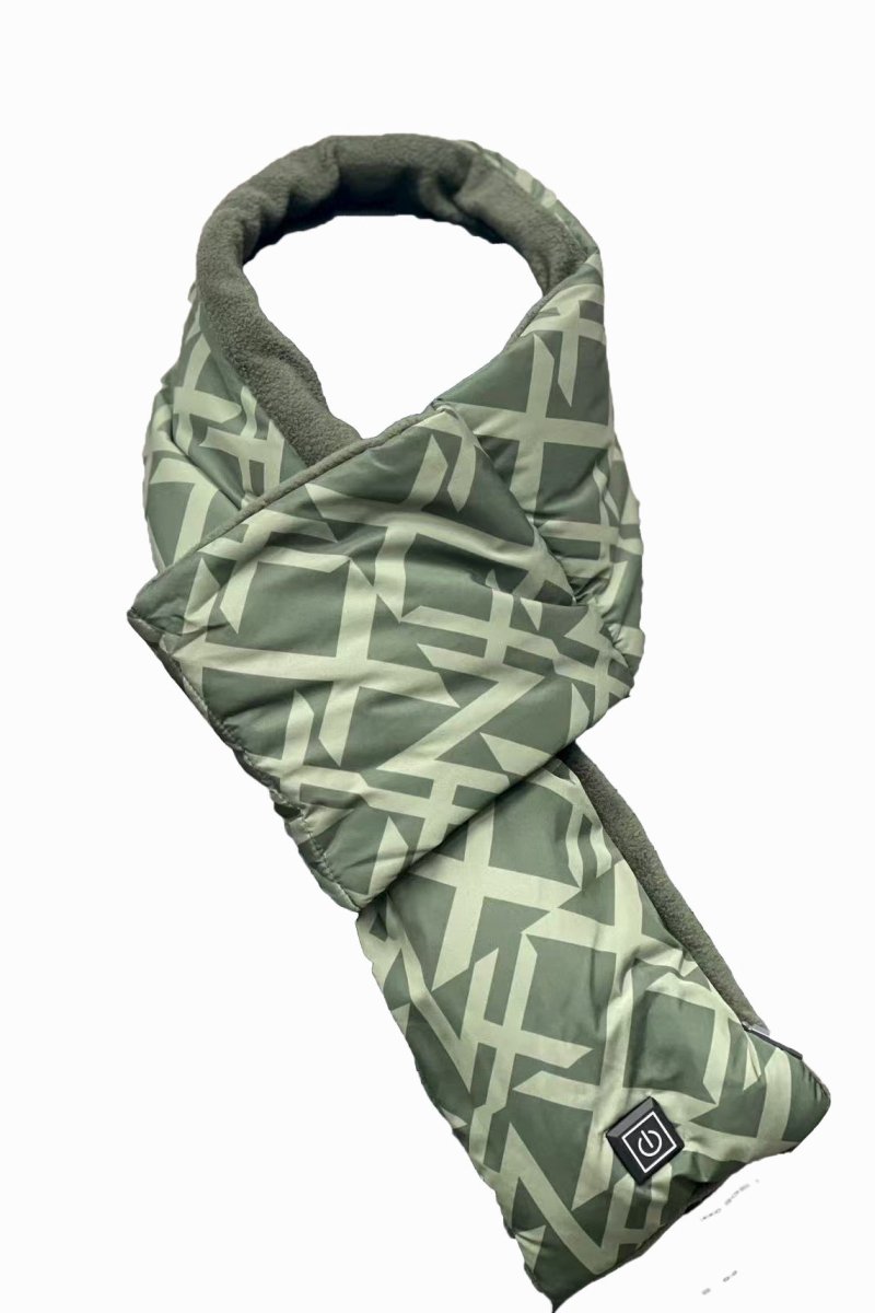 Écharpe Vert Chauffante Hiver