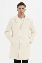 Manteau long feutré FLORIN