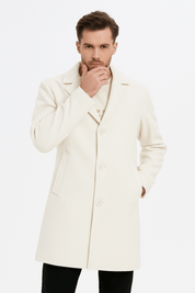 Manteau long feutré FLORIN