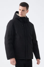 Parka courte à capuche fourrée ZACK