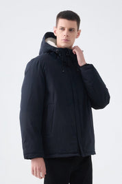 Parka courte à capuche fourrée ZACK