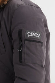 Parka courte à capuche fourrure TERENCE