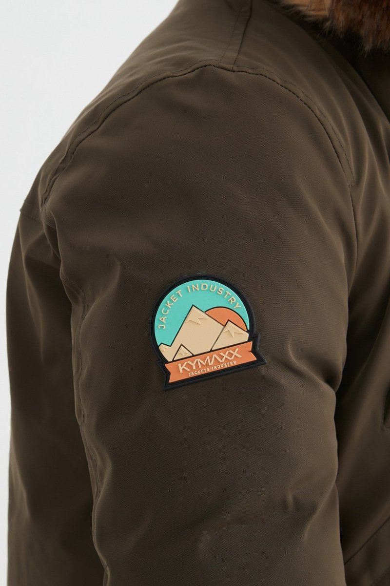 Parka courte à capuche fourrure TERENCE