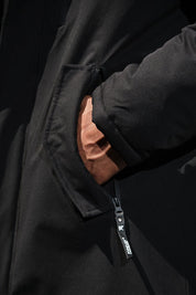Parka Longue Homme Hiver – Coupe Moderne et Déperlante –NOIR ROGER