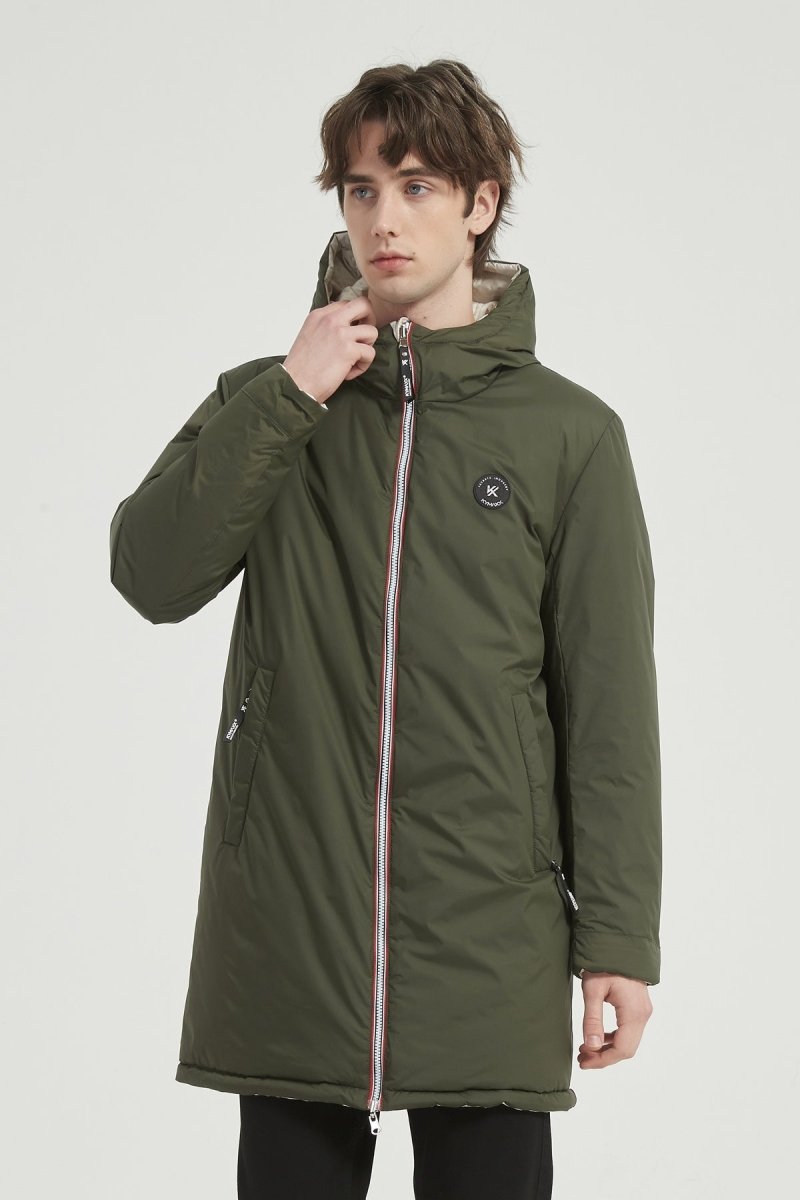 Parka Longue Réversible Homme à Capuche LORIC