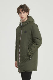 Parka Longue Réversible Homme à Capuche LORIC