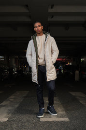 Parka Longue Réversible Homme à Capuche LORIC