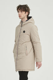 Parka Longue Réversible Homme à Capuche LORIC