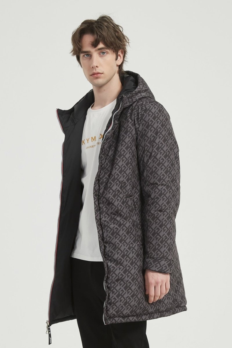 Parka Longue Réversible Homme à Capuche LORIC