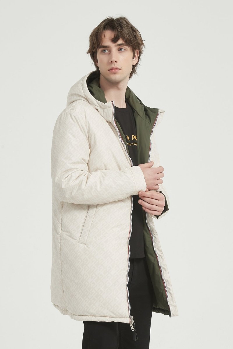 Parka Longue Réversible Homme à Capuche LORIC