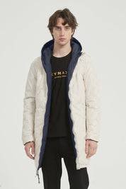 Parka Longue Réversible Homme à Capuche LORIC