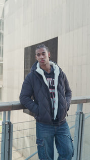 Doudoune à capuche matelassée ETHAN