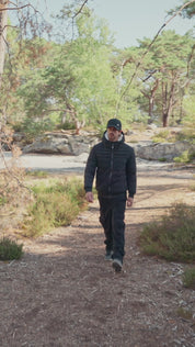 Doudoune noire à capuche SYLVAIN