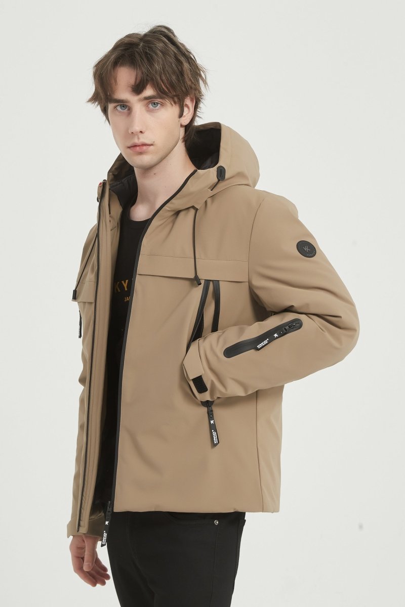 Veste Hiver Homme Matelassée à Capuche FABIEN