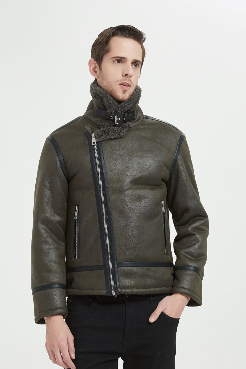 Blouson simili daim DAVY