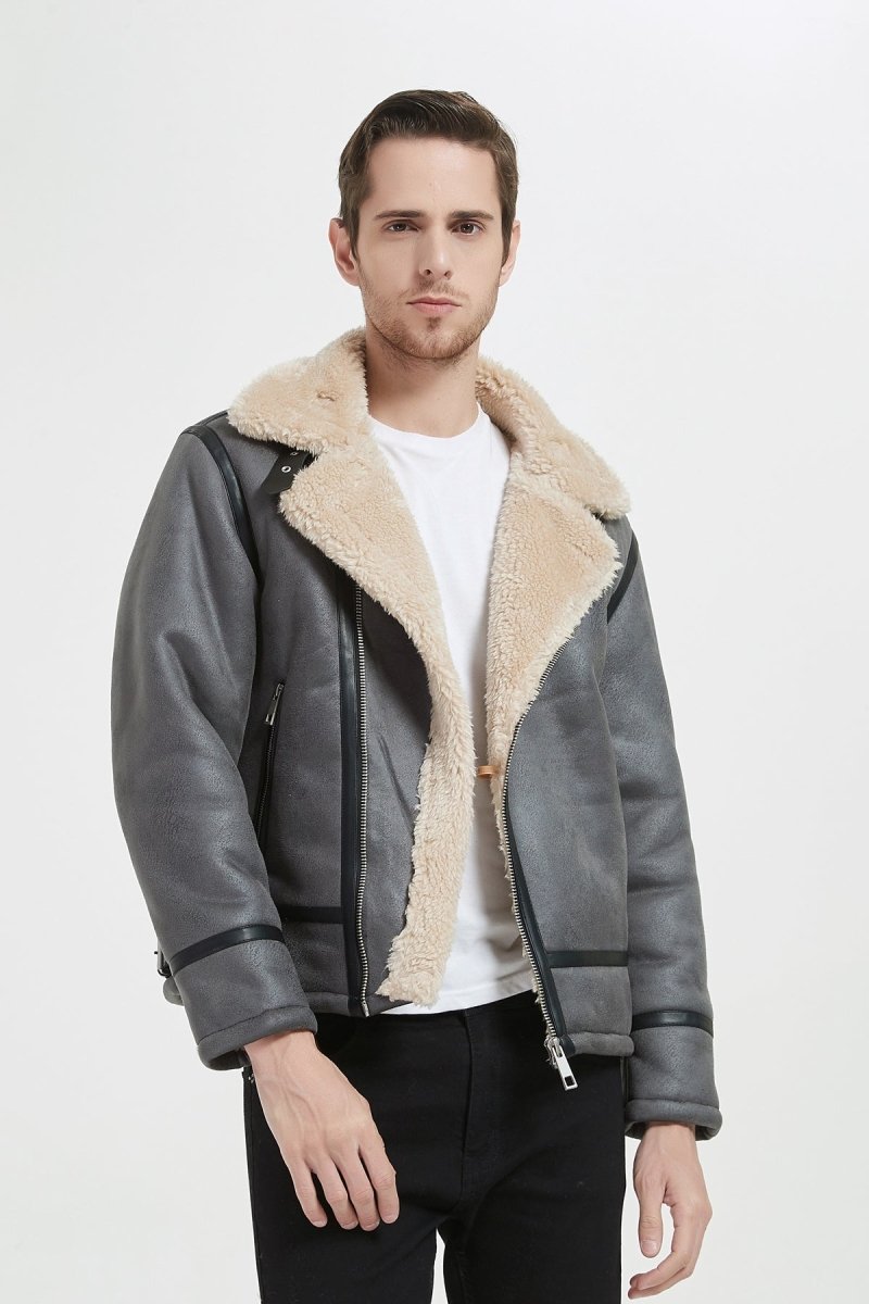 Blouson simili daim DAVY