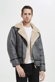 Blouson simili daim DAVY