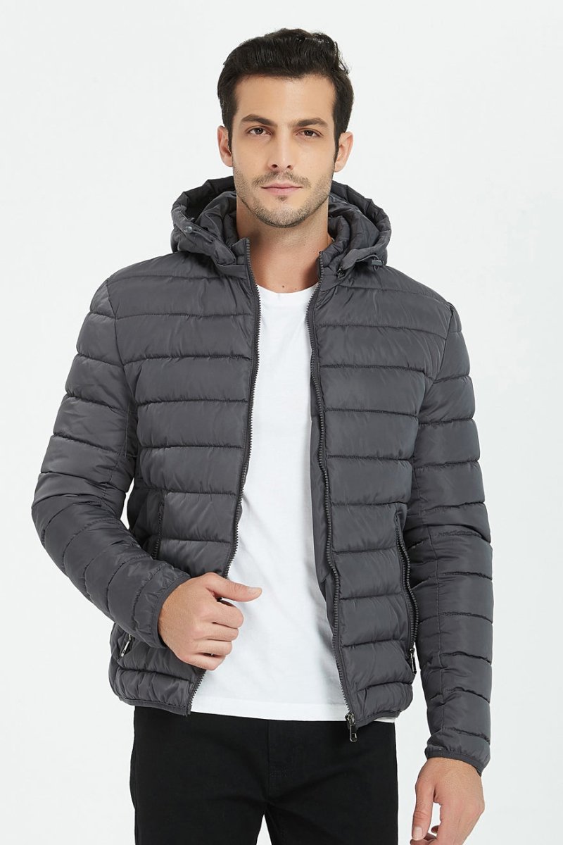 Doudoune à capuche pour homme Kymaxx – KYMAXX