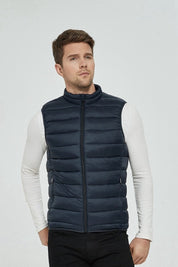 Doudoune gilet bleu fonce KAYSER