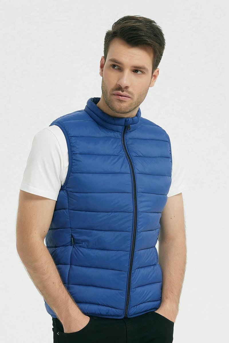 Doudoune gilet bleu royal KAYSER