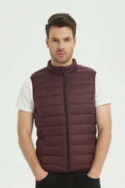 Doudoune gilet prune KAYSER
