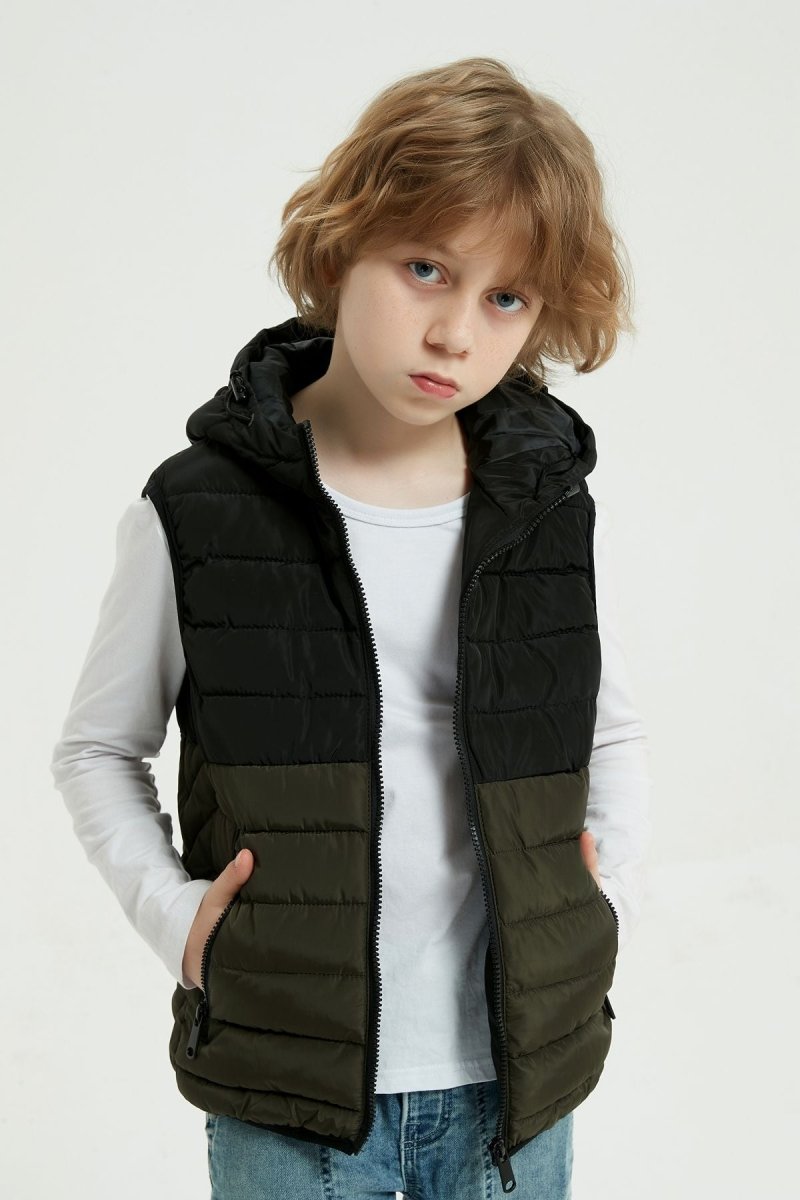 Doudoune hot sale kaki enfant
