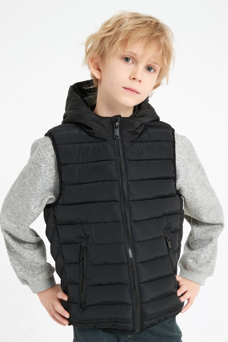 Doudounes enfant sans manche à capuche MAXIME JR