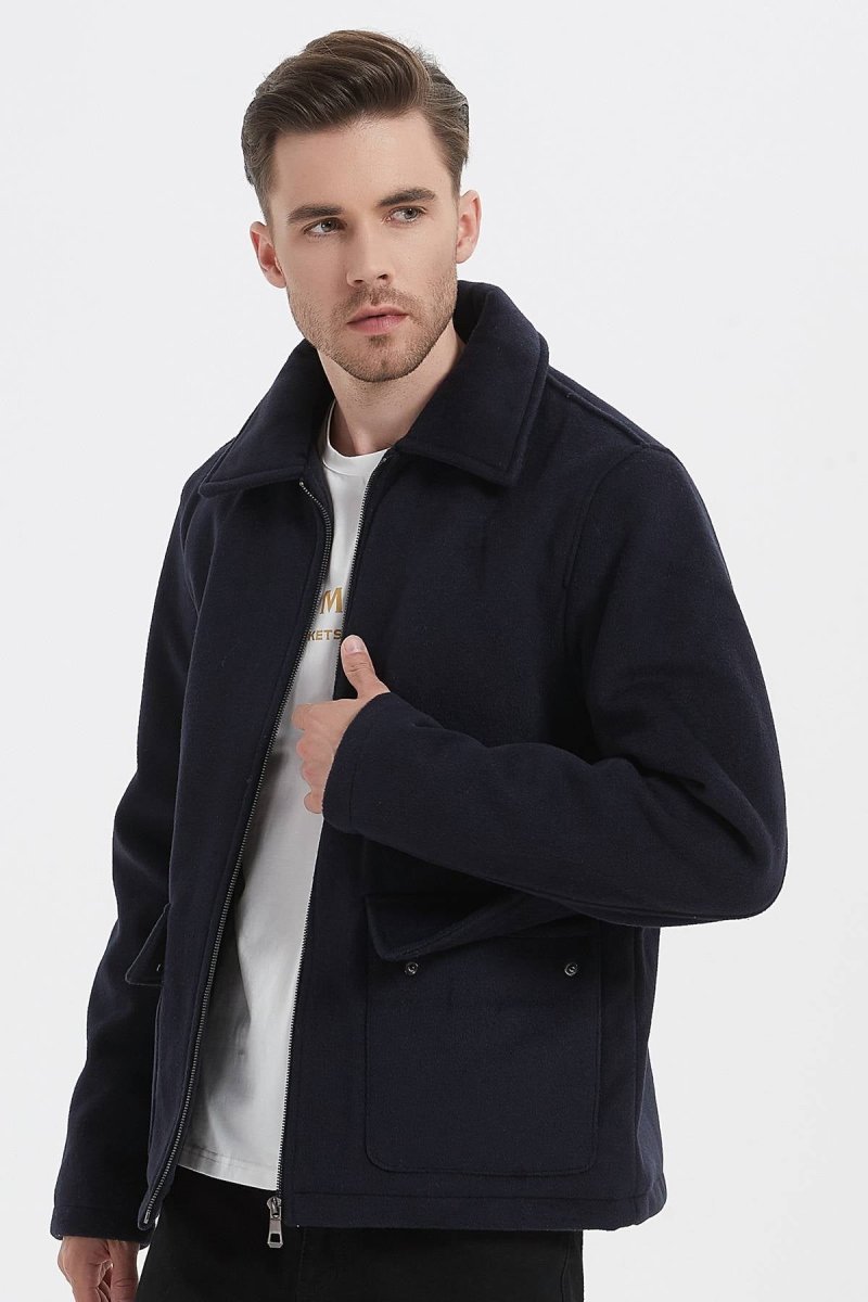 Veste droite col chemise LOGAN