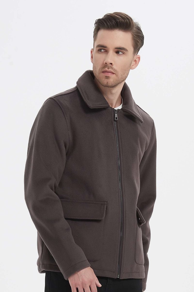 Veste droite col chemise LOGAN